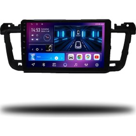 Resim Caros Peugeot 508 2011-2017 Uyumlu Android Multimedya 6gb Ram 128gb Hafıza 9" 