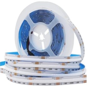 Resim 12v Ws2811 Rgb Pixel Cob Şerit Led 720 Ledli Ip20 5m 