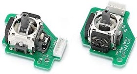 Resim Shanrya 3D Sol Sağ Joystick Rocker Işık Kullanımı Kolay Profesyonel Yonga Seti 3D Analog Joystick Modülü Wiiu Oyun Kolu için 