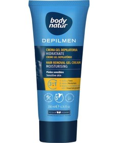 Resim Body Natur Depilmen Hassas Ciltler için Tüm Vücut Erkek Tüy Dökücü Krem 200 ML 