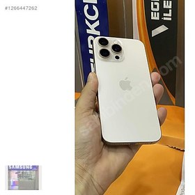 Resim Apple iPhone 16 Pro Max İkinci El TR | 256 GB | Çöl Titanyum 