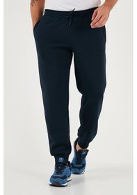 Resim Buratti Pamuklu Regular Fit Normal Bel Cepli Erkek Eşofman Altı 5908060 Koyu Lacivert 