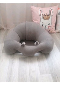 Resim Bebeyatmaz Devrilmez Bebek Minderi Gri 