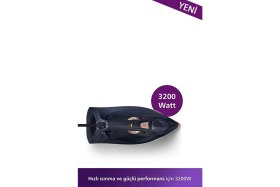 Resim Philips Azur 3200W Buharlı Ütü - Özel Tabanlı Yeni Seri, Güçlü Performanslı ,Damlama Önleyicili - Onerous Lambader Hediye 