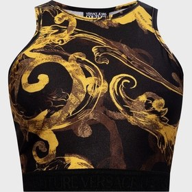 Resim Versace Jeans Couture Bayan Top 76ham227 Js292 G89 Siyah-gold Siyah - Altın 