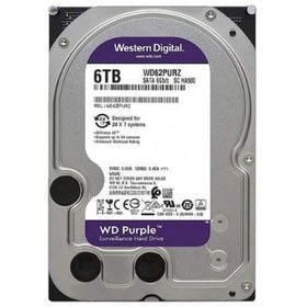 Resim WD WD62PURZ 3.5 İnç 6 TB 5400 RPM Sata 3.0 Harddisk 