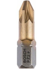 Resim Bosch Pz2 25 Mm 3'lü Yıldız Vidalama Ucu Maxgrip 2607001593 