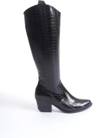 Resim FİLOTA KADIN KOVBOY ÇİZME KROKO FERMUARLI 