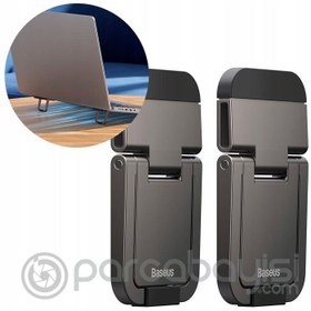 Resim Baseus Katlanabilir Portatif Macbook Dizüstü Bilgisayar Laptop Stand Ayağı 