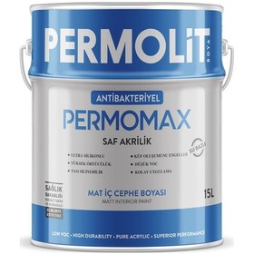 Resim Permomax Antibakteriyel Mat Iç Cephe Boyası-Renk Ve Litre Seçiniz 