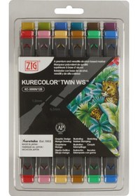 Resim Kurecolor Twin Donuk Renkler 12'li Marker Set S Kc-3000/128 4 