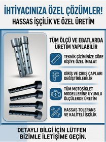 Resim Universal 48 Mm Vidalı Egzoz Susturucu | Db Killer Egzoz Sessizleştirici Aparat 