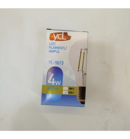 Resim 4W E-27 Beyaz Işık Rustik Ampul Ycl 