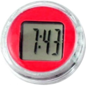 Resim Xifu Shop C Kırmızı Stil Motosiklet Bisiklet Yapışkan Dijital Saat Su Geçirmez Mini Ekran Ofis Dekorasyonu Otomobil Iç Aksesuarları (Yurt Dışından) 