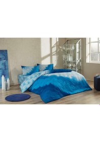 Resim Taç Horizon Ranforce Nevresim Takımı-Mavi 