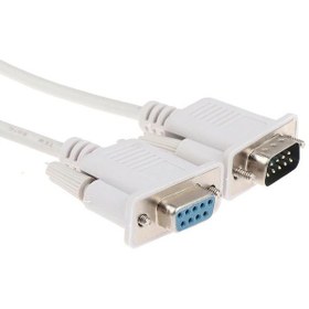 Resim Rs232 Seri Com Dişi Erkek Uzatma Kablosu 9 Pin Db9 Uzatma Kablosu 3m 