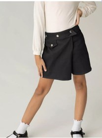 Resim Styllini Kot Şort Etek 176821667 Siyah 