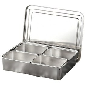 Resim 4 Izgara Paslanmaz Çelik Baharat Kutusu 