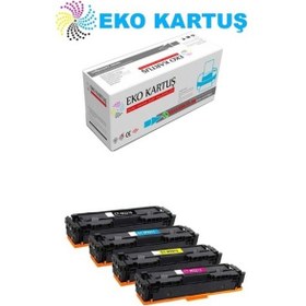 Resim Eko Kartuş Hp Color Laserjet Pro Mfp M283CDW 207A(W2210) Set Chip 