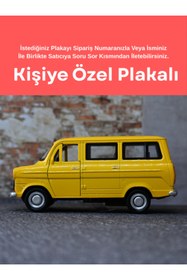Resim bebeym Ford Transit Metal Minibüs - Otosan Metal Oyuncak Araba - Işıklı ve Sesli Sarı 