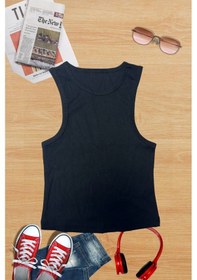 Resim Kadın Halter Yaka Siyah Crop/bluz Siyah 