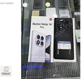 Resim Xiaomi Redmi Note 14 Pro İkinci El TR | 256 GB 8 GB | Siyah 