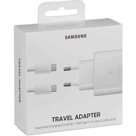 Resim Samsung Uyumlu 45W Type-C Şarj Aleti - Beyaz 