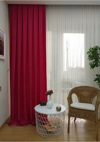 Resim Evdepo Home Fuşya Soft Fon Perde Tek Kanat Fuşya 