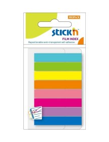 Resim Stickn 8 Renk Film İndex Ayraç Neon Renkler 