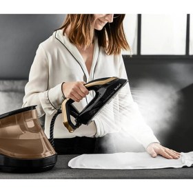 Resim Tefal 9 Bar Basınç,750 gr Şok Buhar, Özel Tabanlı, Aydınlatma Teknolojili 3000w Buhar Kazanlı Ütü,Onerous lambader Hediye 