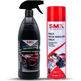 Resim Susuz Motor Temizleme Spreyi Seramik Cila Hızlı Cila Pratik Cila Muhteşem 2'li 