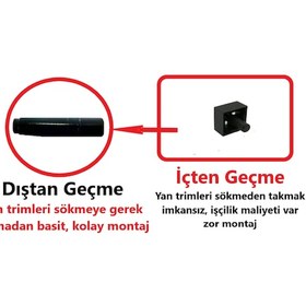 Resim Opel Corsa C Bagaj Pandizot Klipsi 2 Adet - (Distan,Kolay Montaj) 427713589 