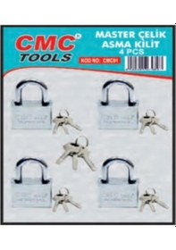 Resim Master Çelık Asma Kilit Setı 60mm 4lü Set 