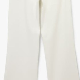 Resim Koton Pamuklu Şardonlu Biyeli Baskılı Beli Lastikli Geniş Paça Eşofman Altı Ekru 6wal40045ık Ekru 