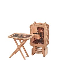 Resim Masifart Dolor No 26 Havuzlu Çanta Zigon Cilasız Ham Ahşap 