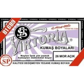 Resim 26 Mor Açık Renk Kumaş Boyası Viktoria 