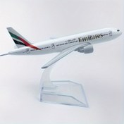 Resim Emirates 777-300ER Uçak Modeli - 1:200 Ölçekli Diecast Metal Uçak Replikası Koleksiyon, Ev Dekorasyonu, Parti Hediyeleri, Doğum Günü Hediyeleri, Bayram Hediyeleri - Ramazan Bayramı, Bağımsızlık Günü, Havacılık Günü Kutlamaları - Elektrik Gerektirmez 