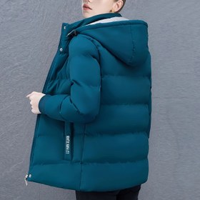 Resim Kadın Şık Siyah Puffer Mont, Suni Kürk Astarlı Kapüşonlu - Sıcak, Rahat ve Şık Kışlık Mont Sonbahar ve Kış İçin, Polyester Astar, Uzun Kollu, Normal Kalıp, Kışlık Mont | Suni Kürk Kapüşonlu Mont | Fermuarlı Mont 