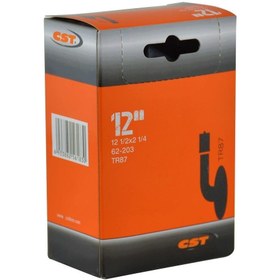 Resim Cst 12x1/2x2.1/4 (62-203) Eğri Sibop Tekerlekli Sandalye İç Lastik TR87 