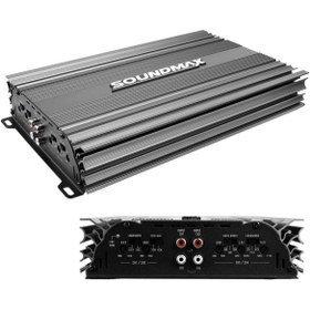 Resim Soundmax Sx-2700.4 Oto Anfi Stereo 3000 Watt 4 Kanal 