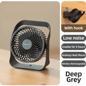 Resim Taşınabilir Mini Fan 2000 Mah Sirkülatör Kablosuz Ev Sessiz 1 Adet 