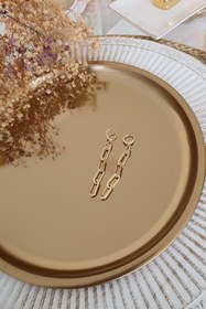 Resim Trendy Butik Ince Halat Model Sallantılı Küpe 