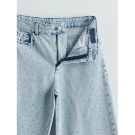 Resim LC Waikiki Lcw Kids Mavi Wideleg Kız Çocuk Jean Pantolon 