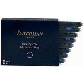 Resim Waterman Dolma Kalem Kartuşu Mürekkebi Mavi - Siyah 40 Lı Paket 