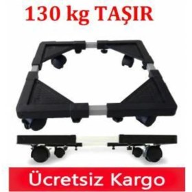 Resim Teleskopik Çeksür Çamaşır Makinesi Tekerlekli 