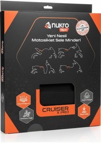 Resim Nukrotech Cruiser-x Pro Yeni Nesil Motosiklet Sele Minderi Siyah 