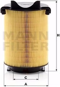 Resim Mann Filter Seat Altea XL 1.2 TSI ile Uyumlu Hava Filtresi, 2006-2009 