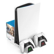 Resim Ps5 Slim Fanlı Stand Şarj Dock Playstation 5 Slim Tp5-1511 