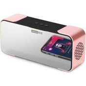 Resim Lenovo L022 Taşınabilir Bluetooth Hoparlör: 10w Hd Ses, Bas, Ayna Ve Şarj Edilebilir Pil İle Ev/dış Mekan/seyahat İçin 