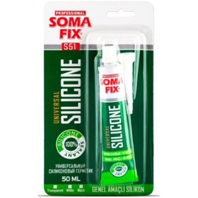 Resim Soma Fıx S51 Genel Amaçlı Silikon 50 Ml - Beyaz 